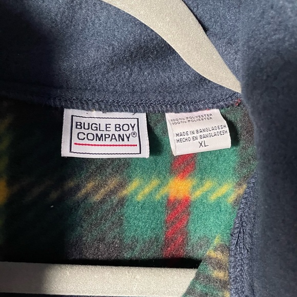 *SOLD* NWT Bugle Boy Fleece 1/4 Zip - Picture 3 of 5